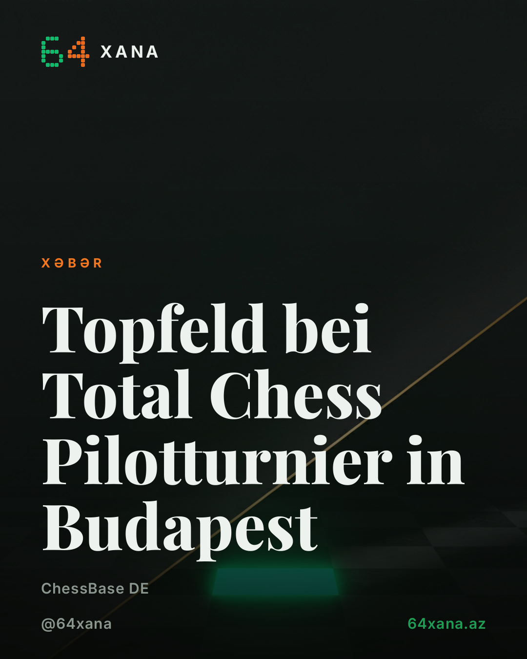 FIDE Yeni Total Chess Turnirini Elan Etti