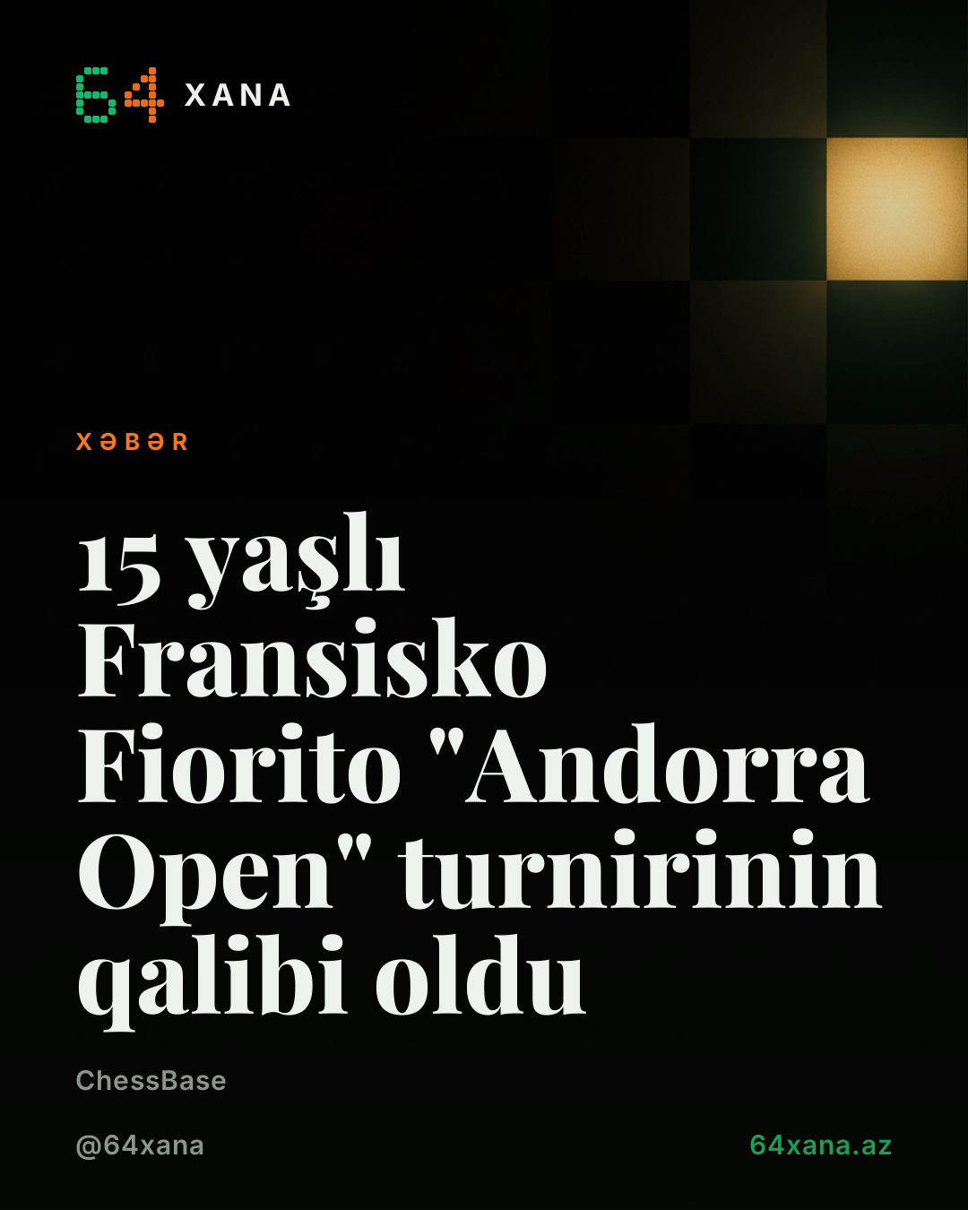 15 yaşlı Fransisko Fiorito "Andorra Open" turnirinin qalibi oldu