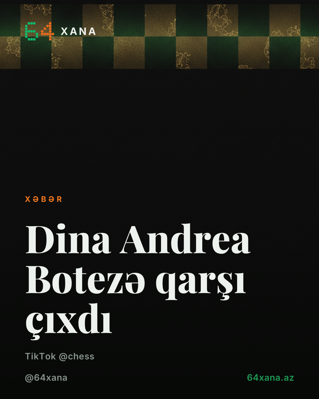 Dina Andrea Botezə qarşı çıxdı