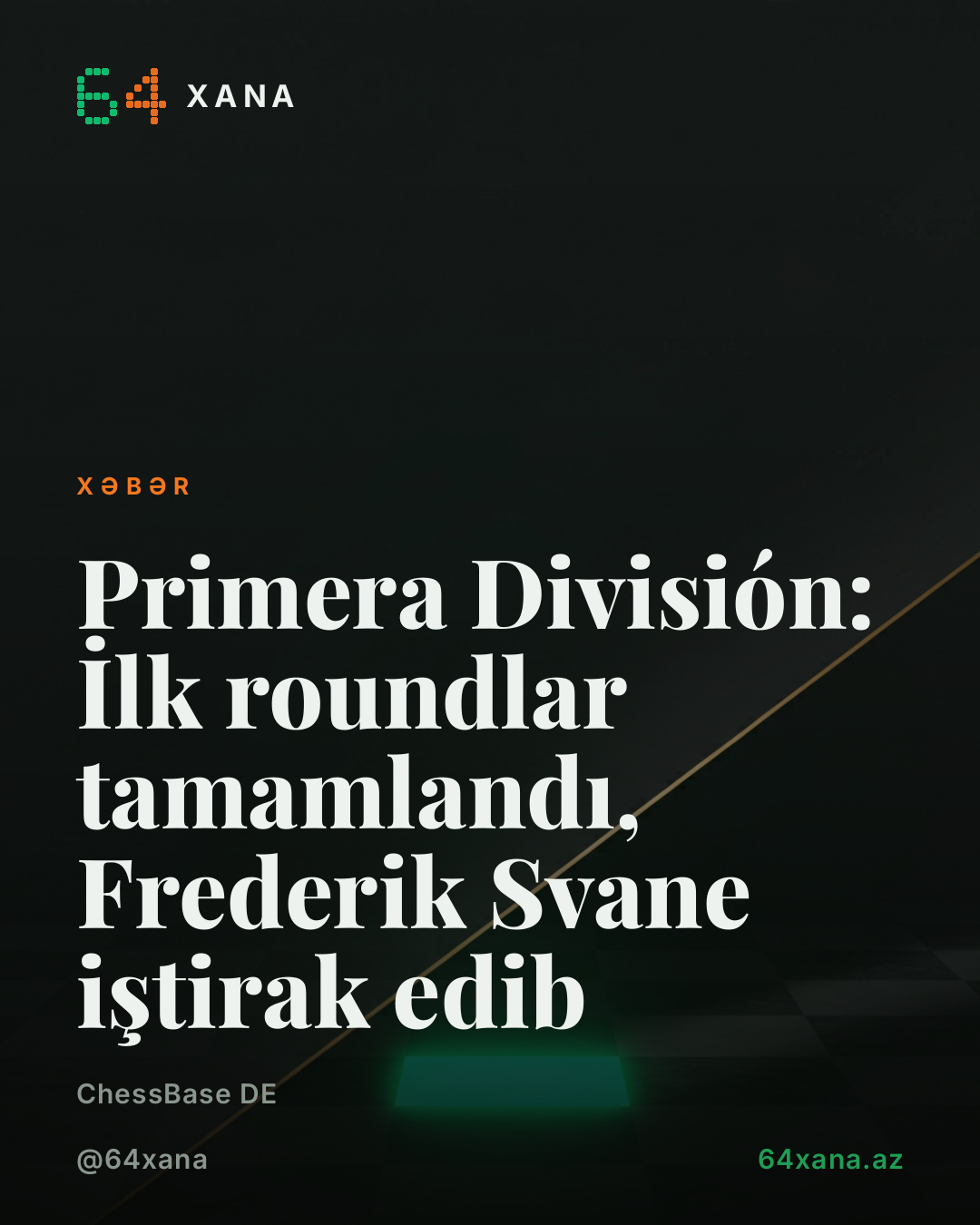 Primera División: İlk roundlar tamamlandı, Frederik Svane iştirak edib