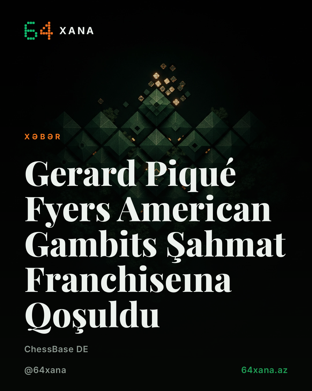 Gerard Piqué Fyers American Gambits Şahmat Franchiseına Qoşuldu