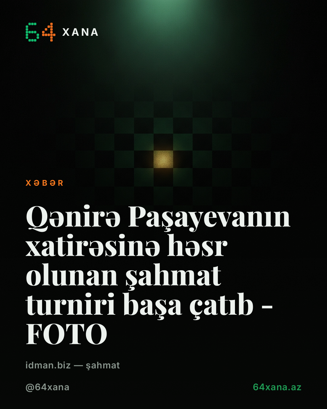 III Be∈ternational Reytinqli Şahmat Turniri Qənirə Paşayevan xatirəsinə həsr keçirilib