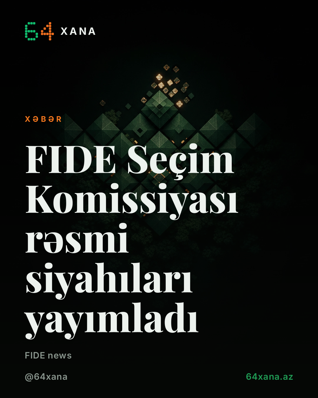 FIDE Seçim Komissiyası rəsmi siyahıları yayımladı