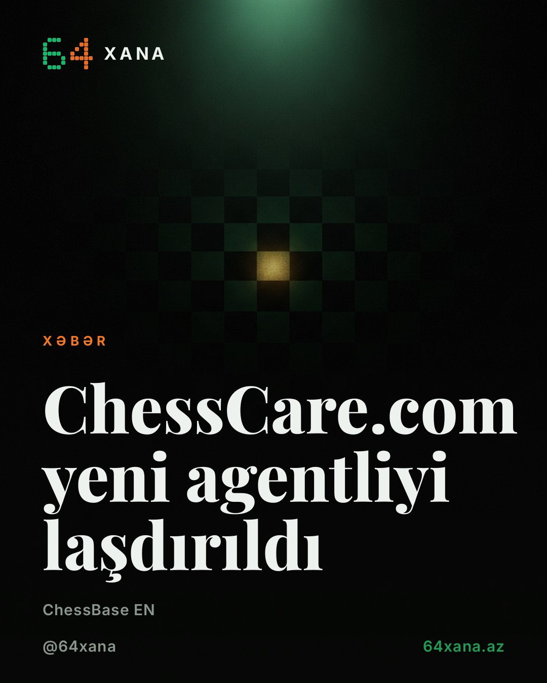ChessCare.com yeni agentliyi laşdırıldı