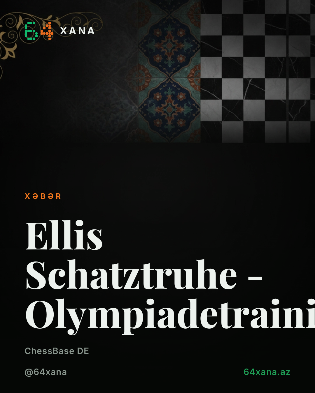 Ellis Schatztruhe: Olimpiada hazırlığı üçün taskedlar