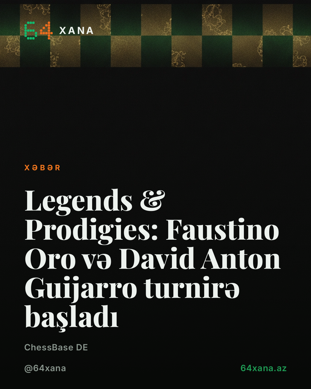 Legends & Prodigies: Faustino Oro və David Anton Guijarro galaba çatdı