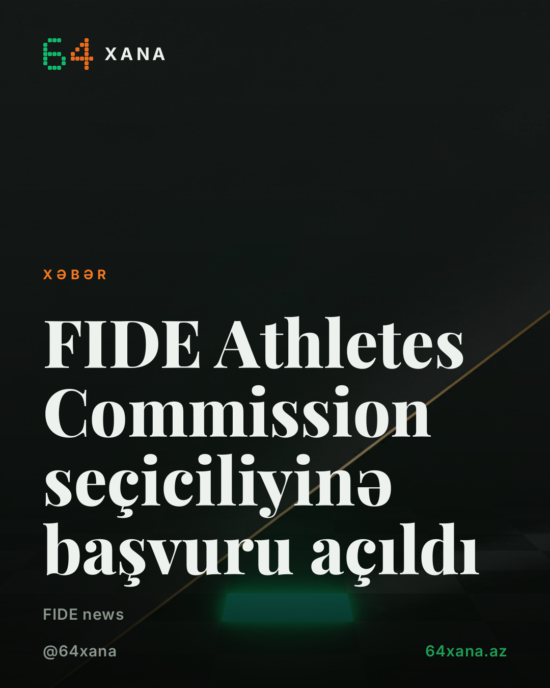 FIDE Athletes Commission seçimlərinə rəsid çağrısı