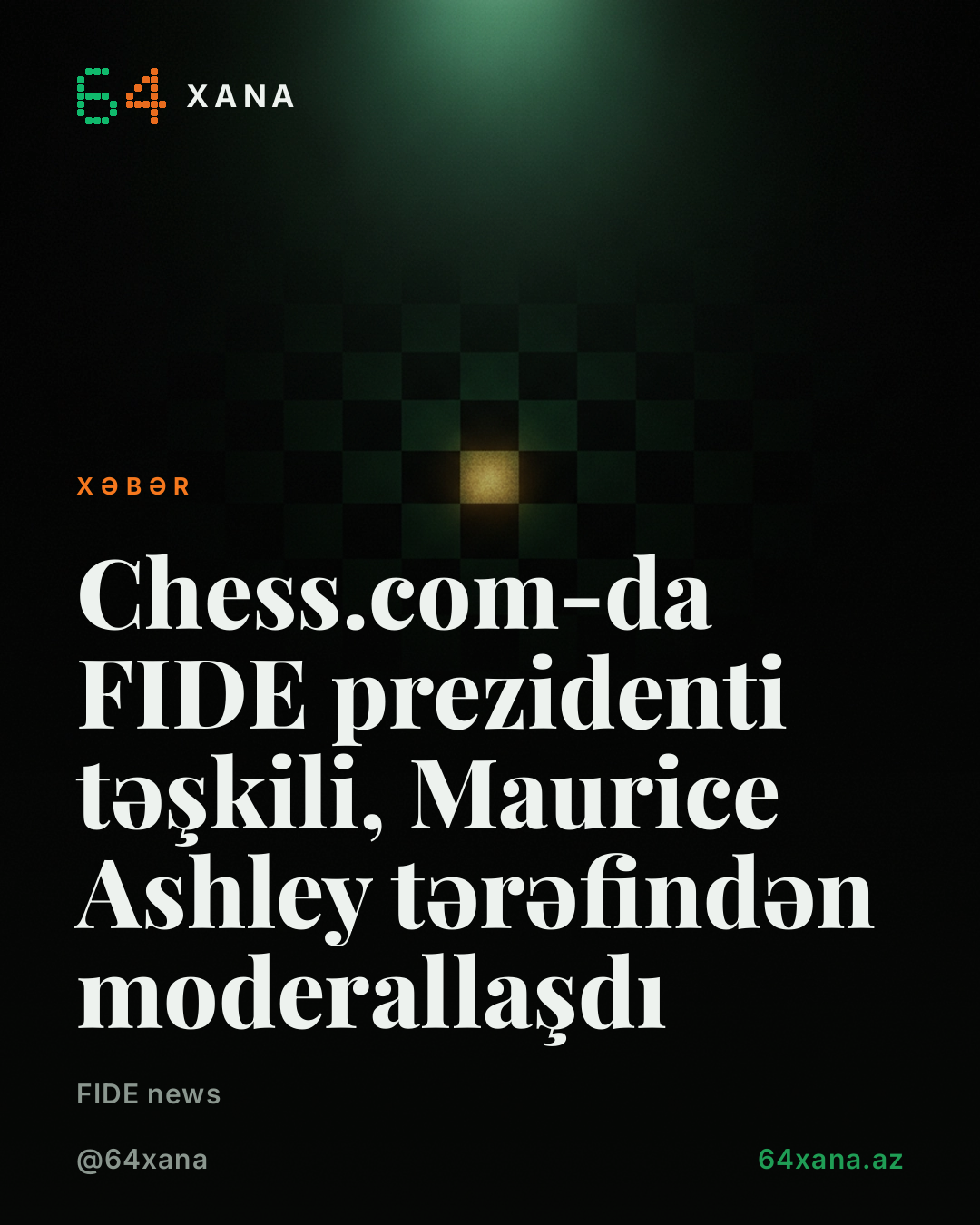 Chess.com FIDE presidential debate: ilk söhbət
