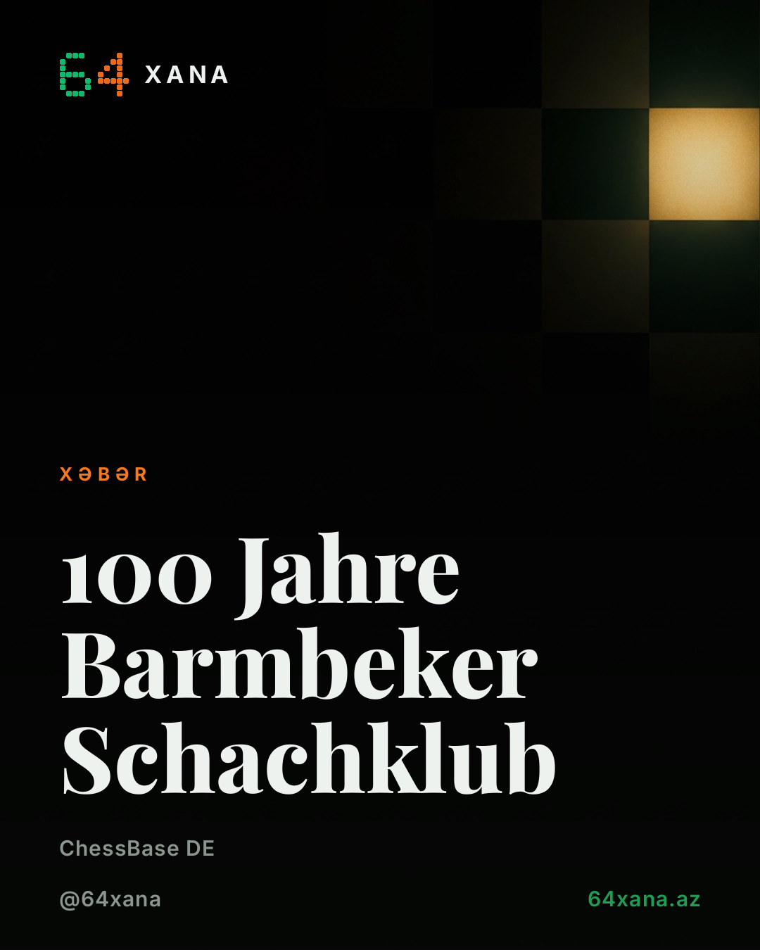 Barmbeker Schachklub yubileyini töpdü
