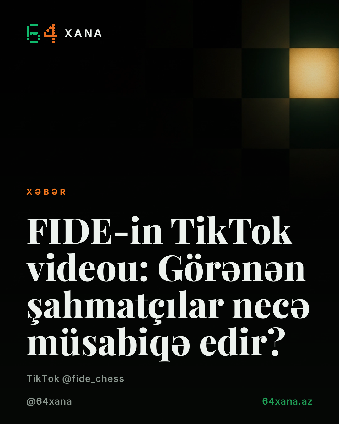 ♟️ Görənən şahmatçılar 3-cü yarışda necə mübarizə aparır?