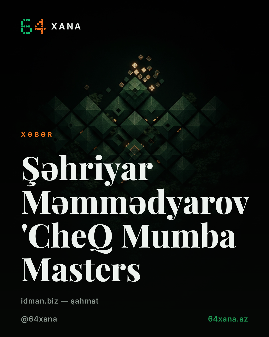 Məmmədyarovun komandası “Global Chess League”də medal uğrunda oynayacaq