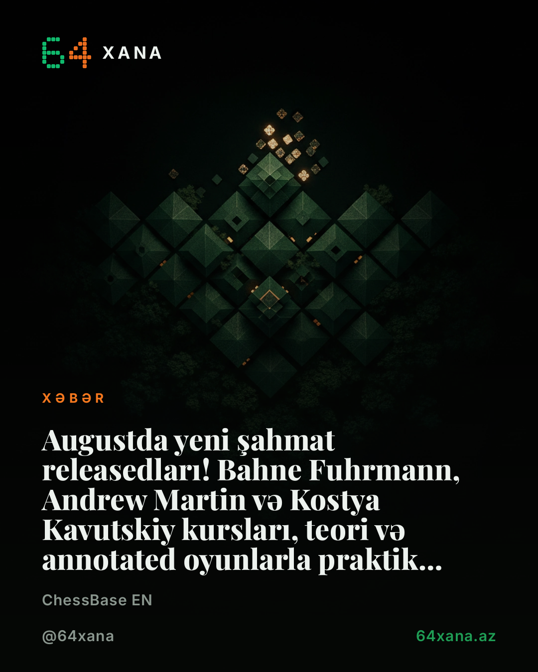 Avqutda Yeni Şahmat Təlim Məhsulları Dəyərləndirməsi