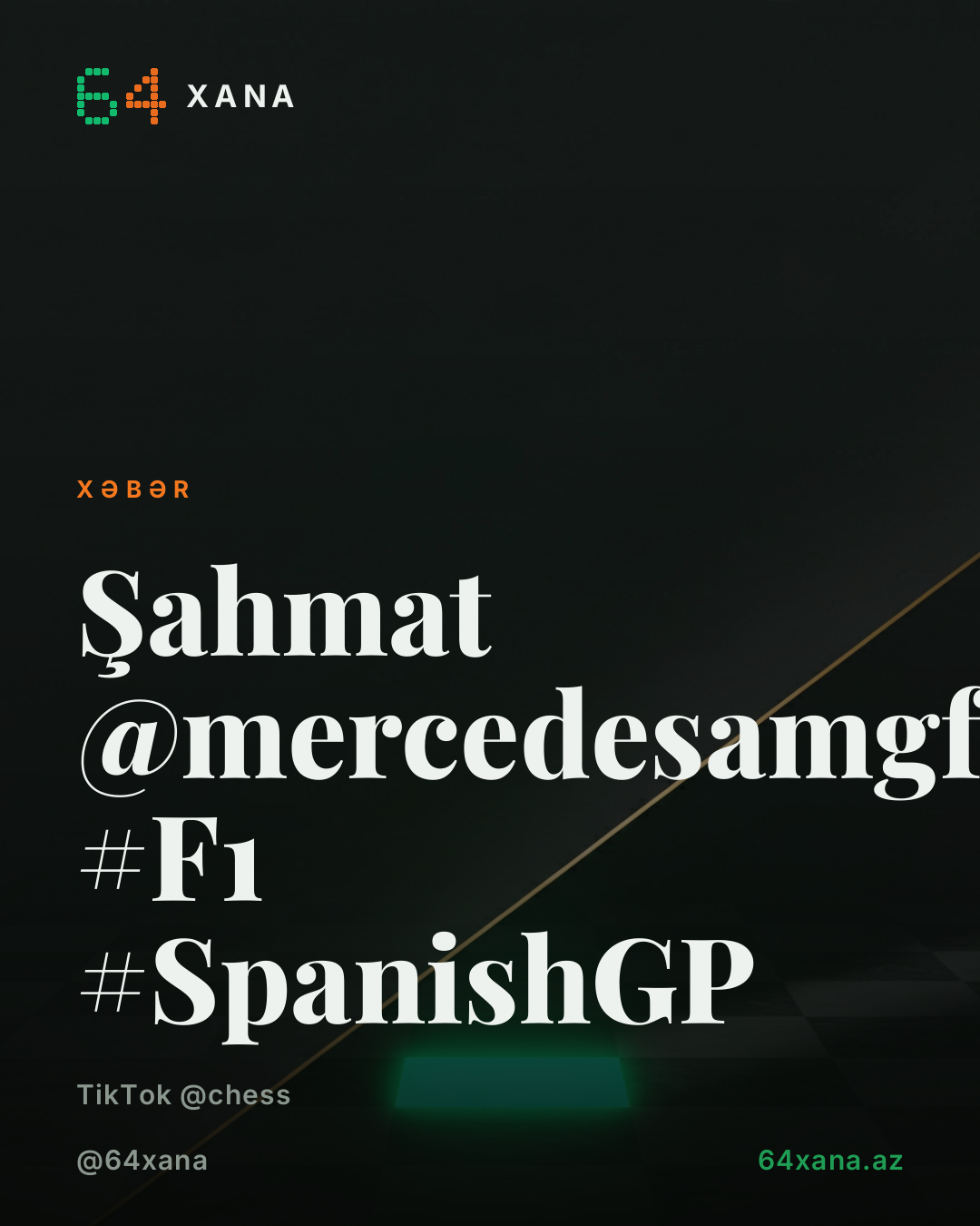 ♟️ @mercedesamgf1-də şahmat #F1 #SpanishGP