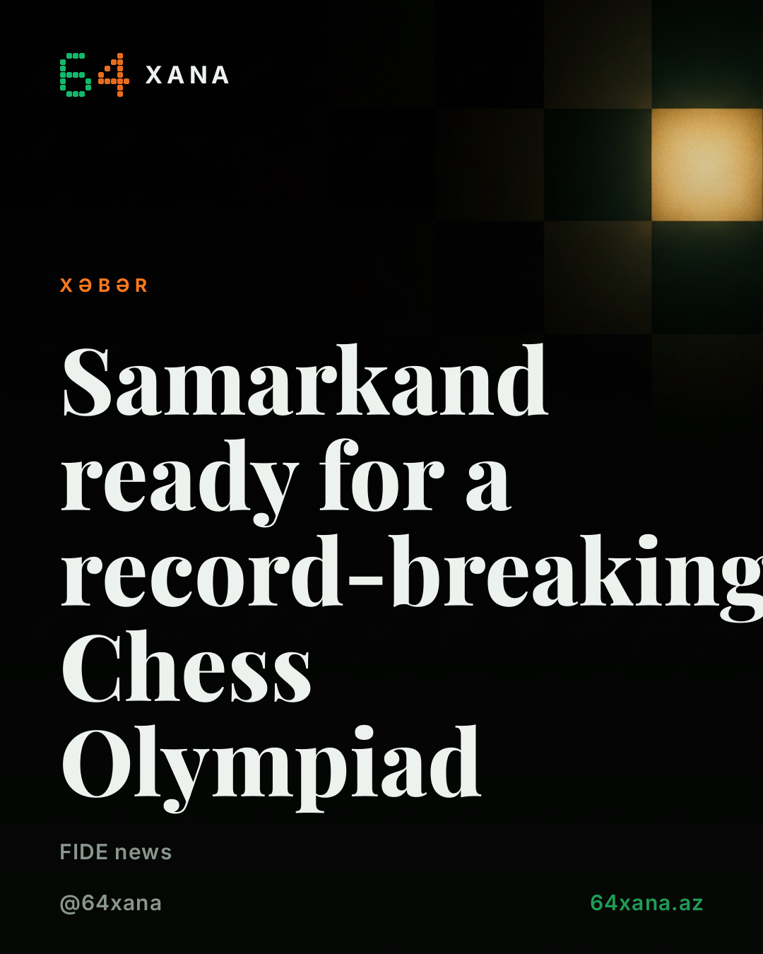 Samarkand 46th FIDE Chess Olympiad