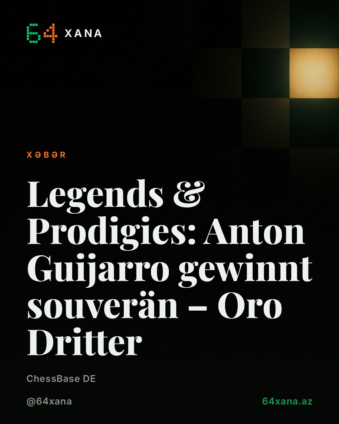 David Anton Guijarro Madriddəki Legends & Prodigies Turnirini Qazandı