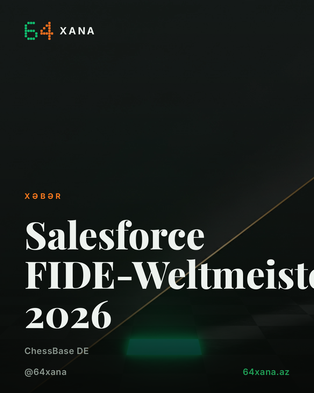 FIDE 2026-da Salesforce FIDE-Weltmeisterschaftskampf: Gukesh Dommaraju və Javokhir Sindarov arasında yenisənə başlayır