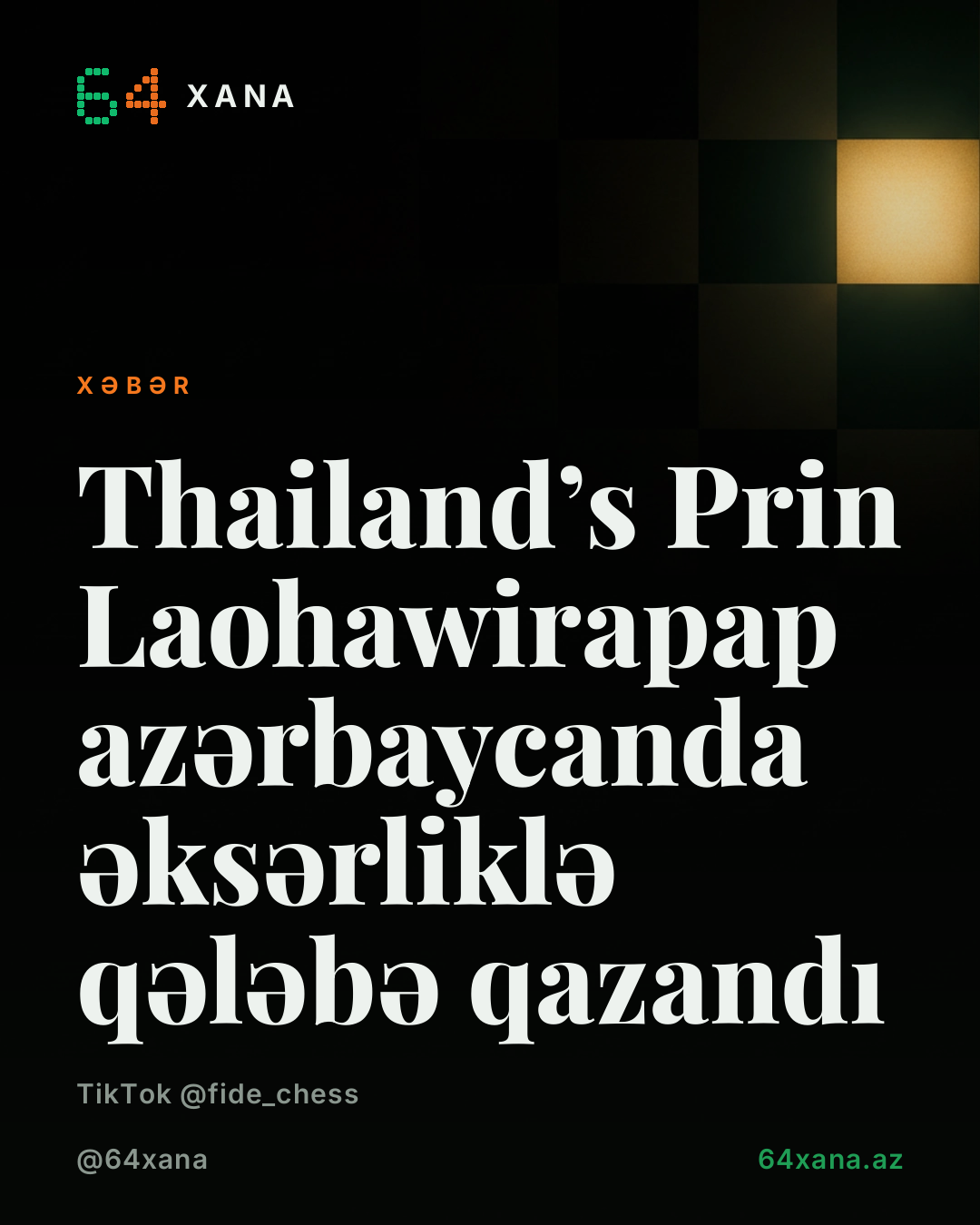 Thailand’s Prin Laohawirapap azərbaycanda əksərliklə qələbə qazandı