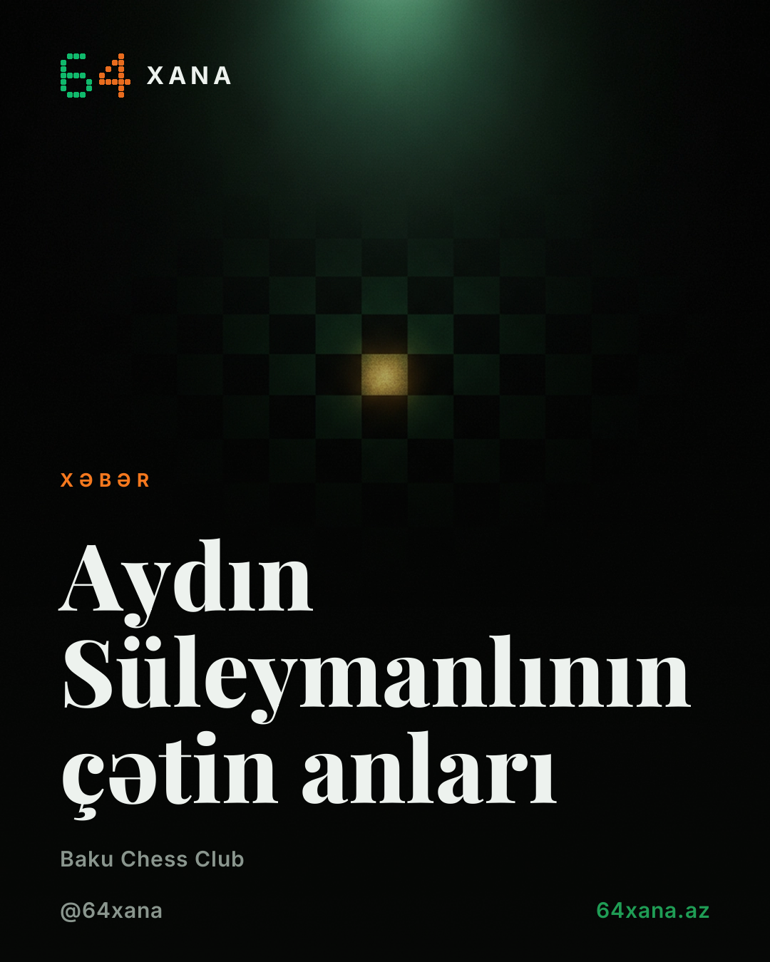 Aydın Süleymanlının çətin anları