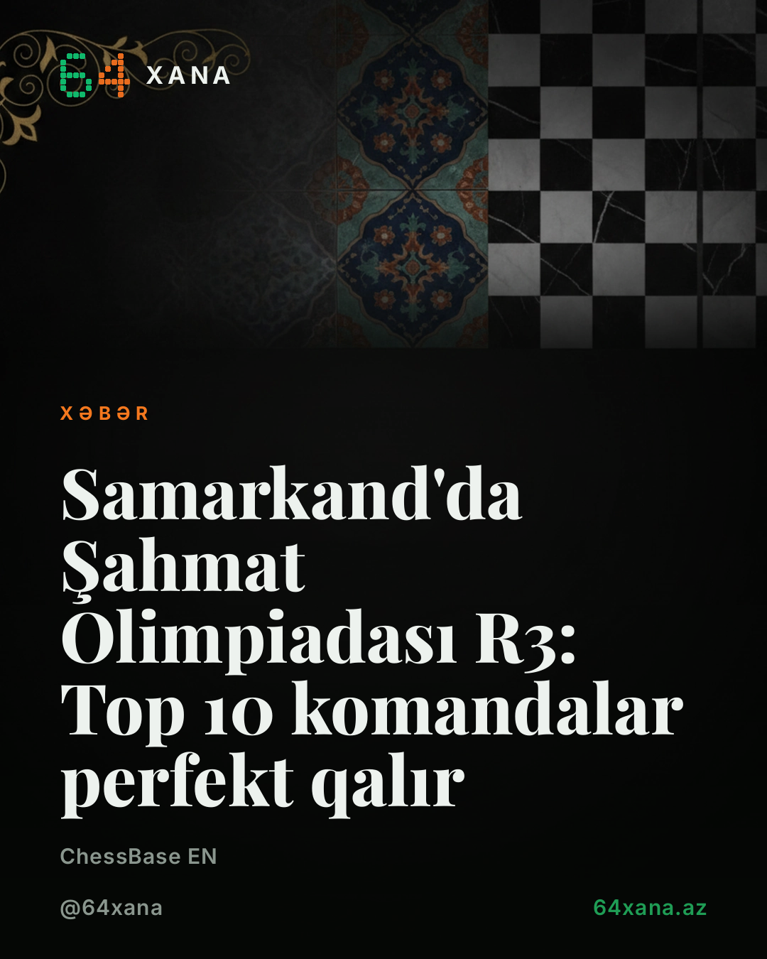 Olimpiadasında 3-cü Tur Nəticələri: Yuxarı Komandalar Tam Xalı ilə Qalır