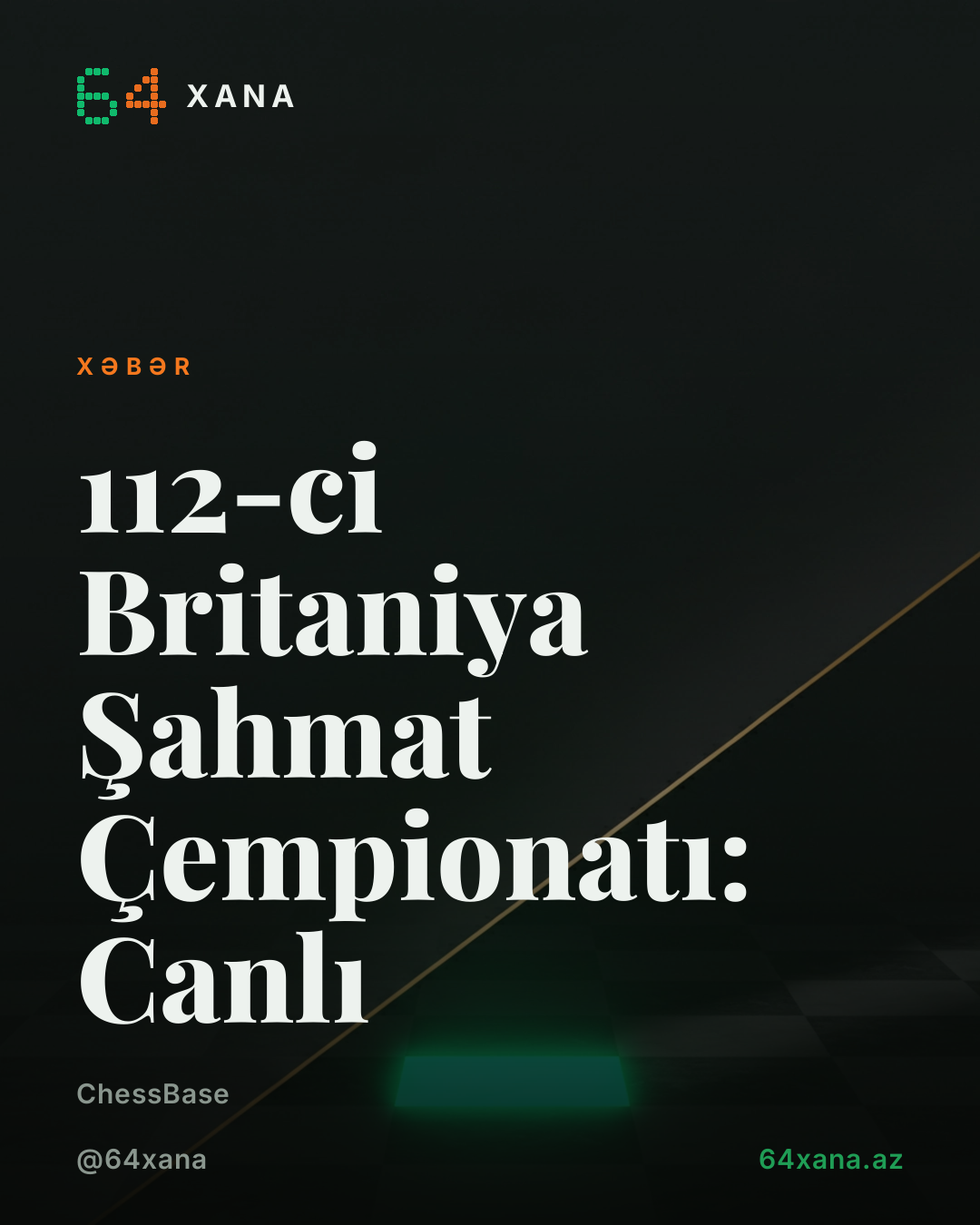 112-ci Britaniya Şahmat Çempionatı: Canlı