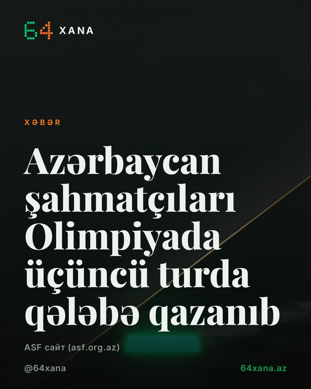 Azərbaycan şahmatçıları Olimpiyada üçüncü turda qələbə qazanıb