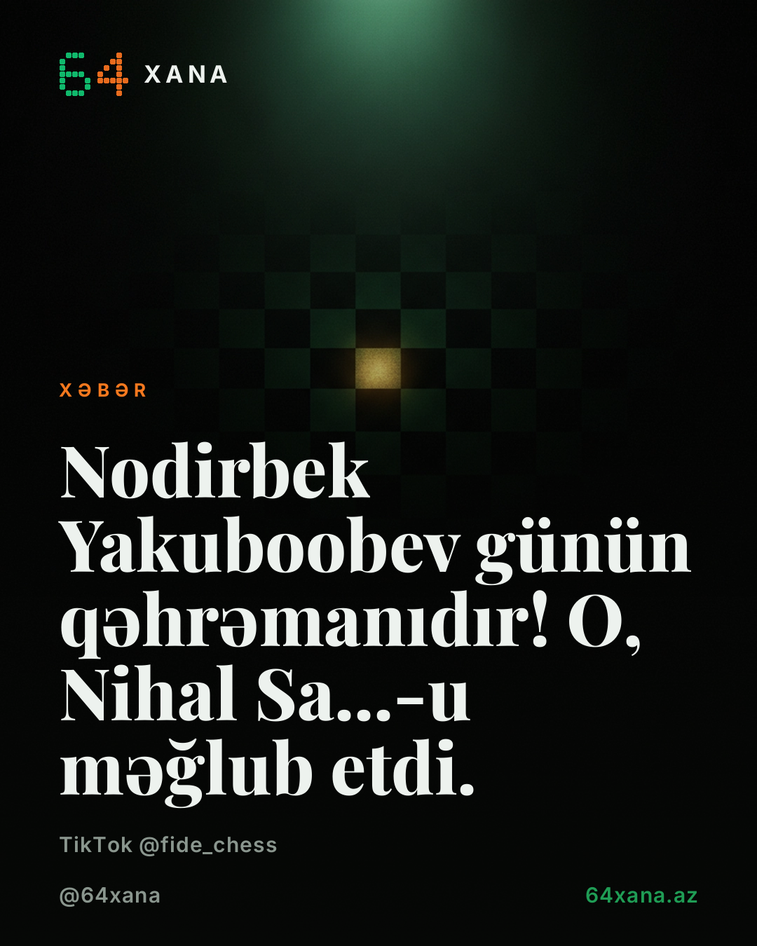 Nodirbek Yakubboev günün qəhrəmanı oldu