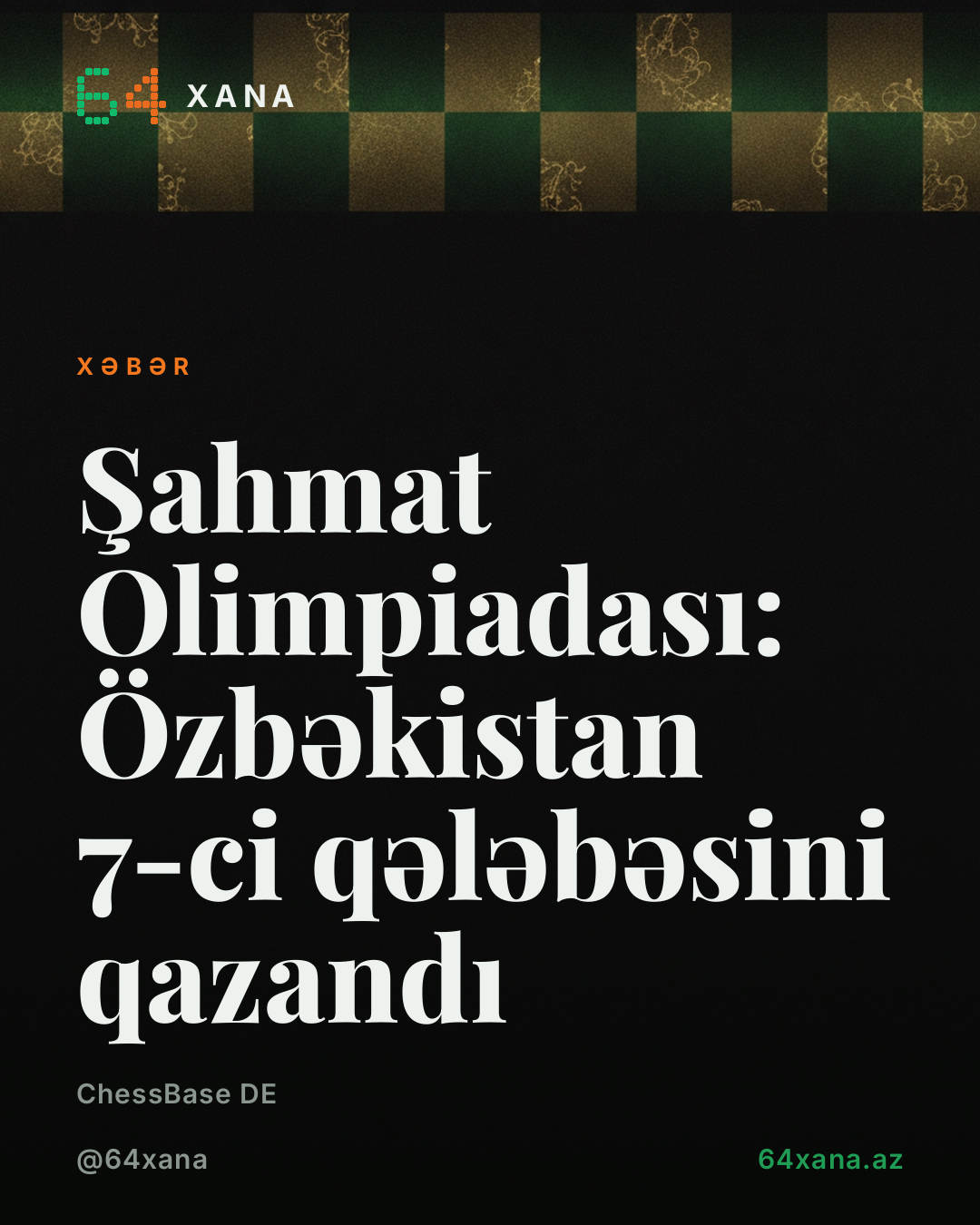 Olimpiadası: Özbəkistan 7-ci qələbəsini qazandı
